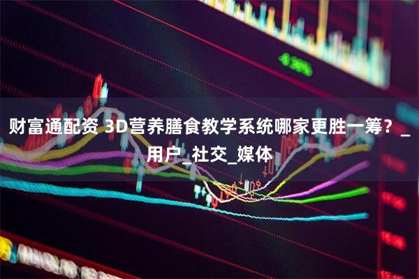 财富通配资 3D营养膳食教学系统哪家更胜一筹？_用户_社交_媒体