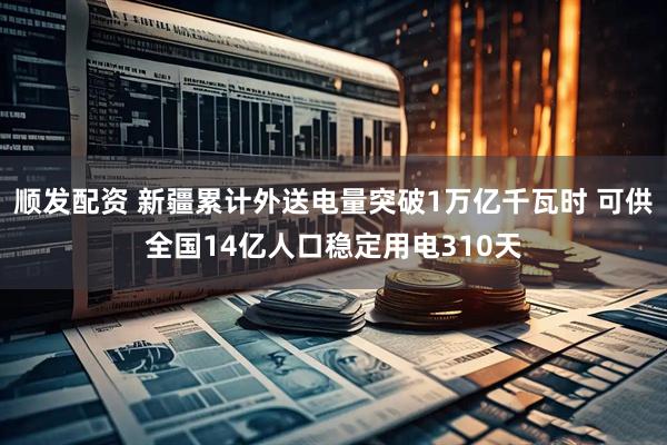 顺发配资 新疆累计外送电量突破1万亿千瓦时 可供全国14亿人口稳定用电310天